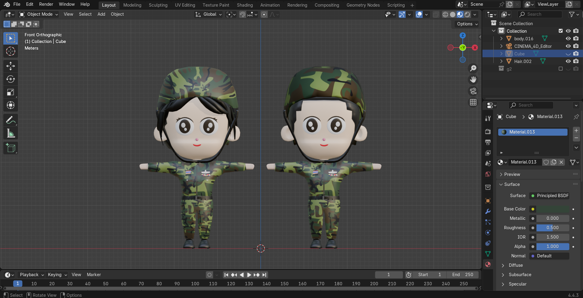 Blender Character Example 1